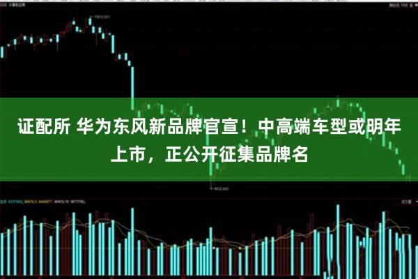 证配所 华为东风新品牌官宣！中高端车型或明年上市，正公开征集品牌名