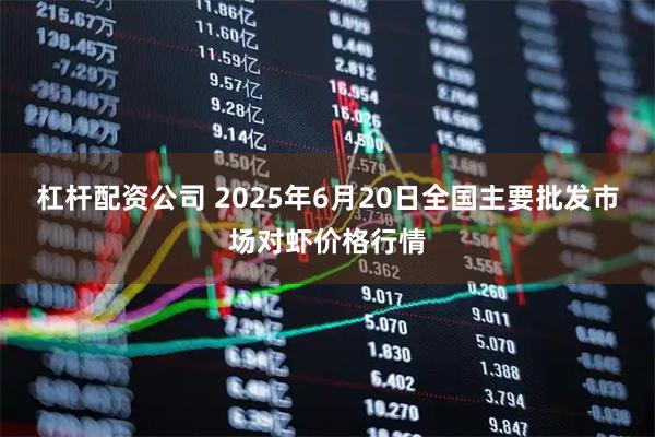 杠杆配资公司 2025年6月20日全国主要批发市场对虾价格行情